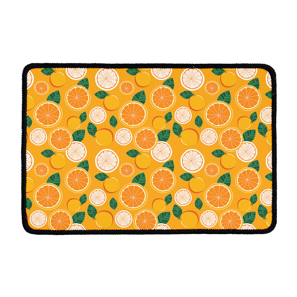 Cute Orange Fruit Pattern Print Kitchen Mat