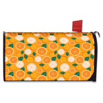 Cute Orange Fruit Pattern Print Mailbox Cover