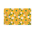 Cute Orange Fruit Pattern Print Polyester Flag