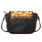 Cute Orange Fruit Pattern Print Saddle Bag