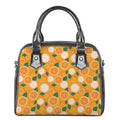Cute Orange Fruit Pattern Print Shoulder Handbag