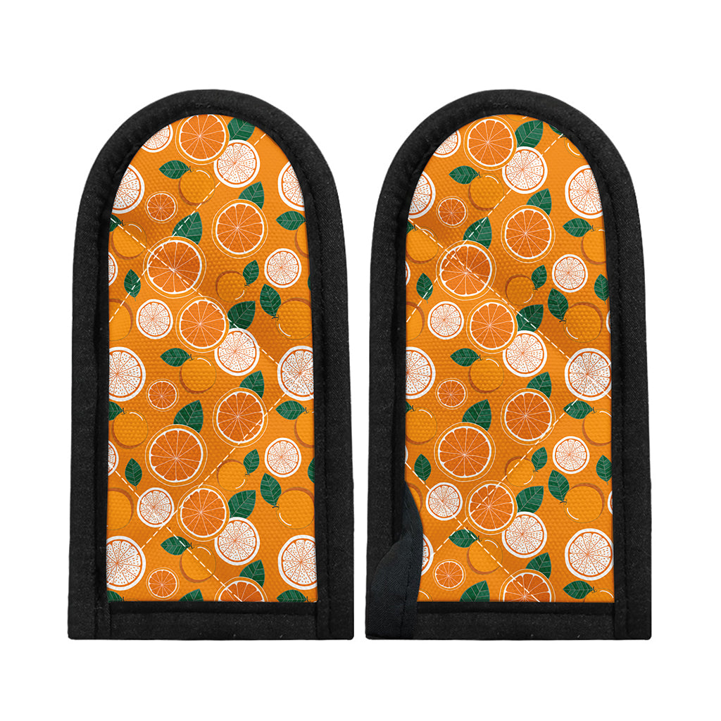 Cute Orange Fruit Pattern Print Skillet Handle Cover