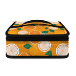 Cute Orange Fruit Pattern Print Small Lunch Bag