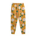 Cute Orange Fruit Pattern Print Sweatpants