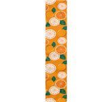 Cute Orange Fruit Pattern Print Table Runner