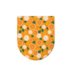 Cute Orange Fruit Pattern Print Toilet Lid Cover