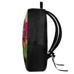 Cute Orchid Print 17 Inch Backpack