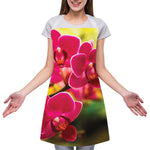 Cute Orchid Print Adjustable Apron