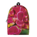 Cute Orchid Print School Backpack