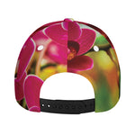 Cute Orchid Print Baseball Cap
