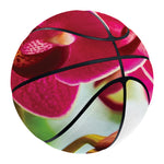 Cute Orchid Print Basketball