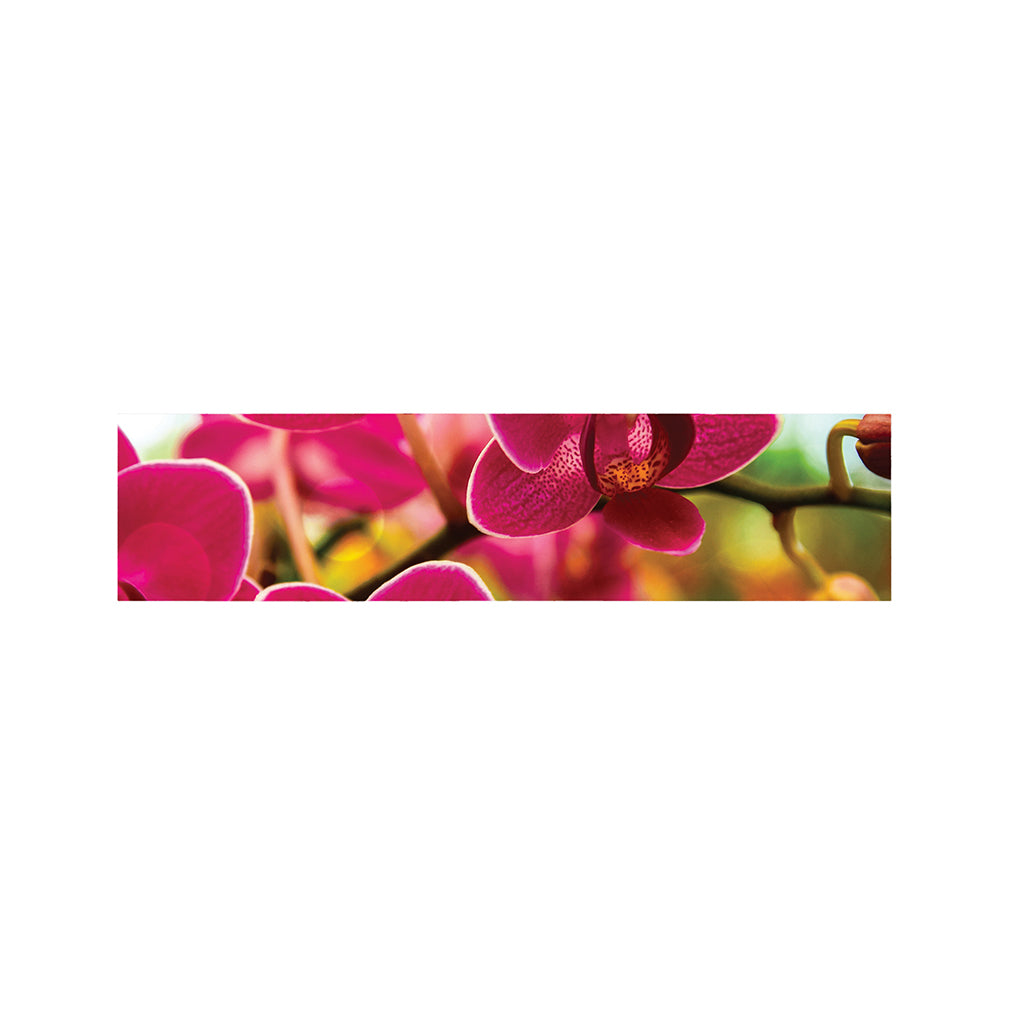 Cute Orchid Print Bed Runner