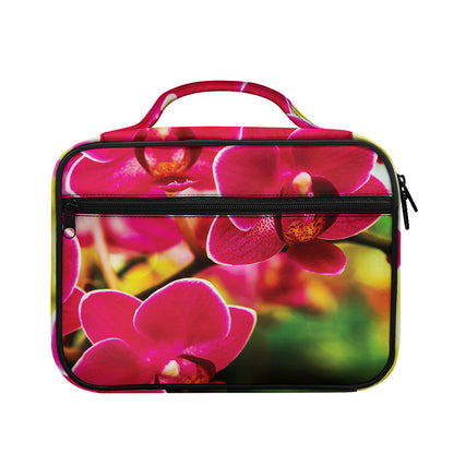 Cute Orchid Print Briefcase Bible Bag