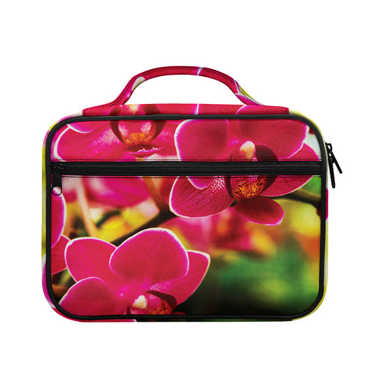 Cute Orchid Print Briefcase Bible Bag