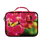 Cute Orchid Print Briefcase Bible Bag