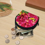 Cute Orchid Print Coin Purse