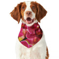 Cute Orchid Print Dog Bandana
