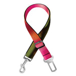 Cute Orchid Print Dog Seat Belt