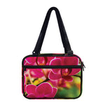 Cute Orchid Print Double Strap Bible Bag