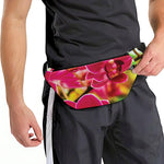 Cute Orchid Print Fanny Pack