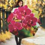 Cute Orchid Print Foldable Umbrella