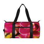 Cute Orchid Print Gym Bag