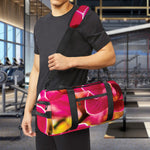 Cute Orchid Print Gym Bag