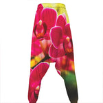 Cute Orchid Print Hammer Pants