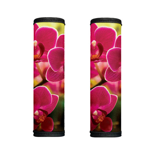 Cute Orchid Print Handle Covers