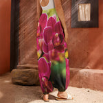 Cute Orchid Print Harem Pants