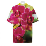 Cute Orchid Print Hawaiian Shirt