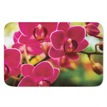 Cute Orchid Print Indoor Door Mat