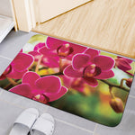 Cute Orchid Print Indoor Door Mat