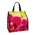Cute Orchid Print Insulated Lunch Tote