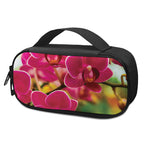 Cute Orchid Print Insulin Cooler Travel Case
