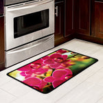 Cute Orchid Print Kitchen Mat