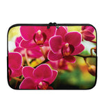 Cute Orchid Print Laptop Sleeve