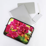 Cute Orchid Print Laptop Sleeve