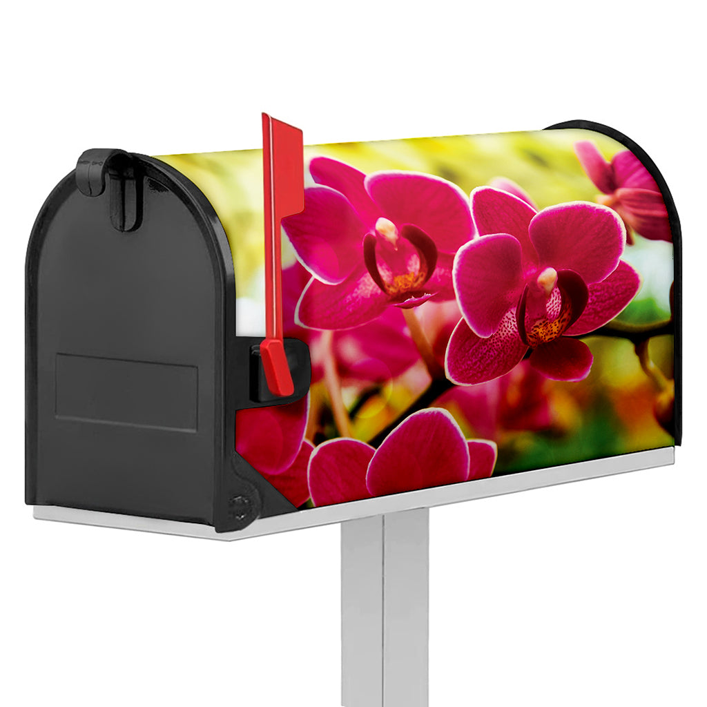 Cute Orchid Print Mailbox Cover