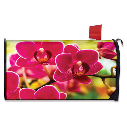 Cute Orchid Print Mailbox Cover