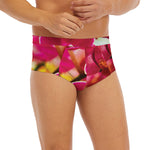 Cute Orchid Print Men's Briefs