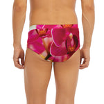 Cute Orchid Print Men's Briefs