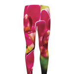 Cute Orchid Print Men's leggings