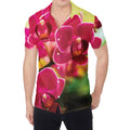 Cute Orchid Print Men's Shirt