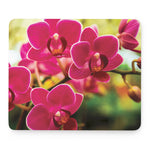 Cute Orchid Print Mouse Pad