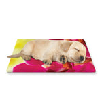 Cute Orchid Print Pet Cooling Mat Cover