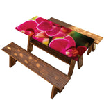 Cute Orchid Print Picnic Table Cover