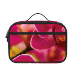 Cute Orchid Print Portable Lunch Bag