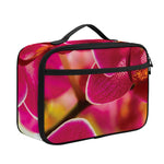 Cute Orchid Print Portable Lunch Bag