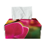 Cute Orchid Print Rectangle Tissue Box Cover